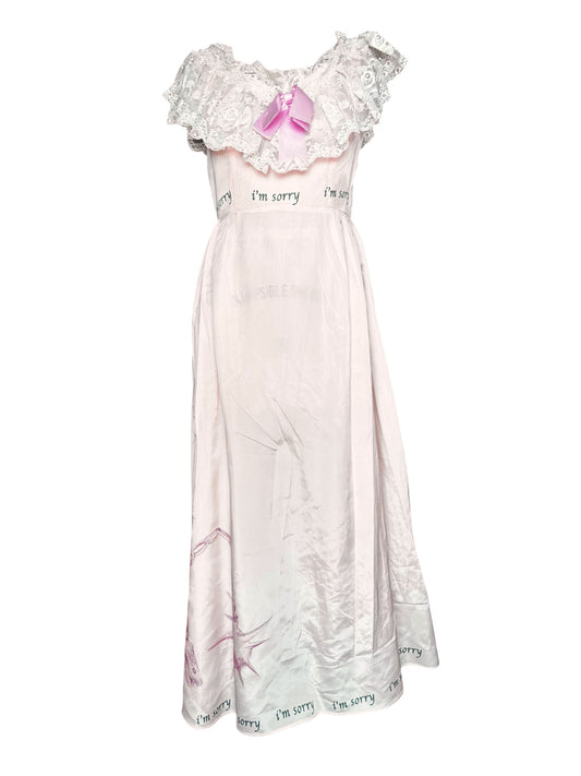 I'm sorry I'm sorry Pink Vintage Gown - M