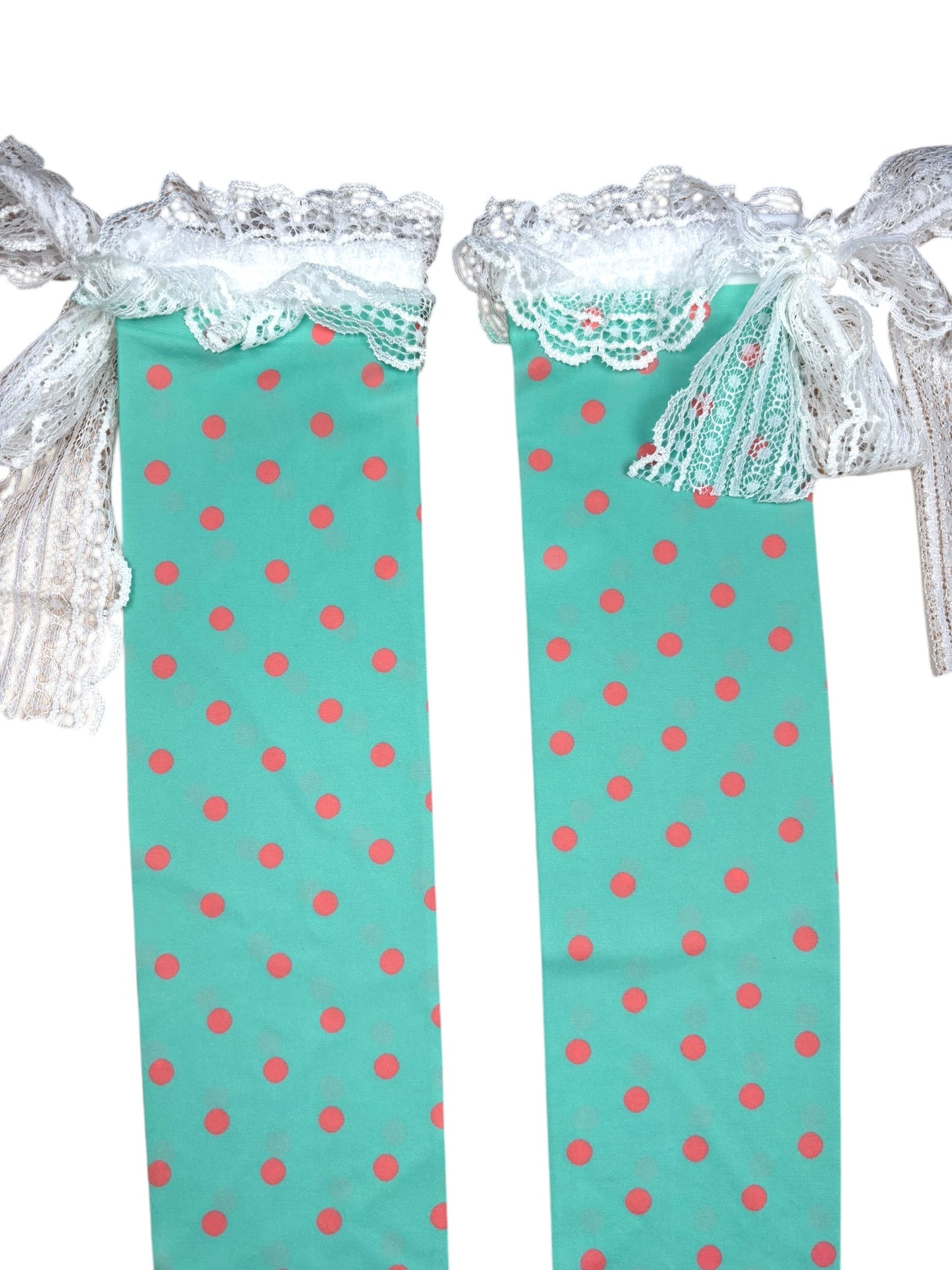 Mermaid Mint Polka Dot Socks