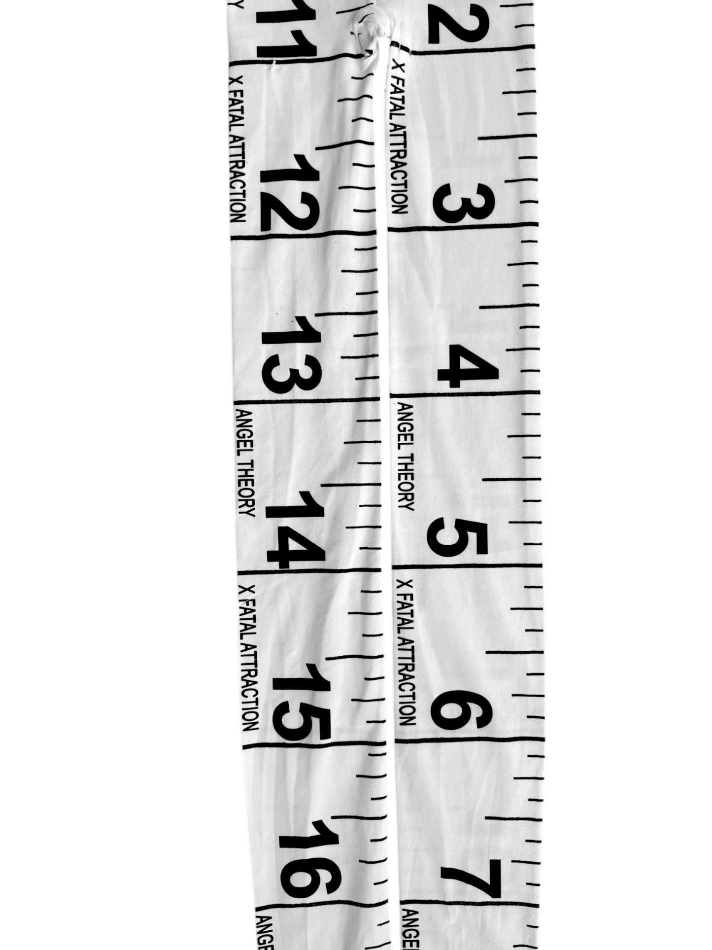 Measuring Tape White Tights