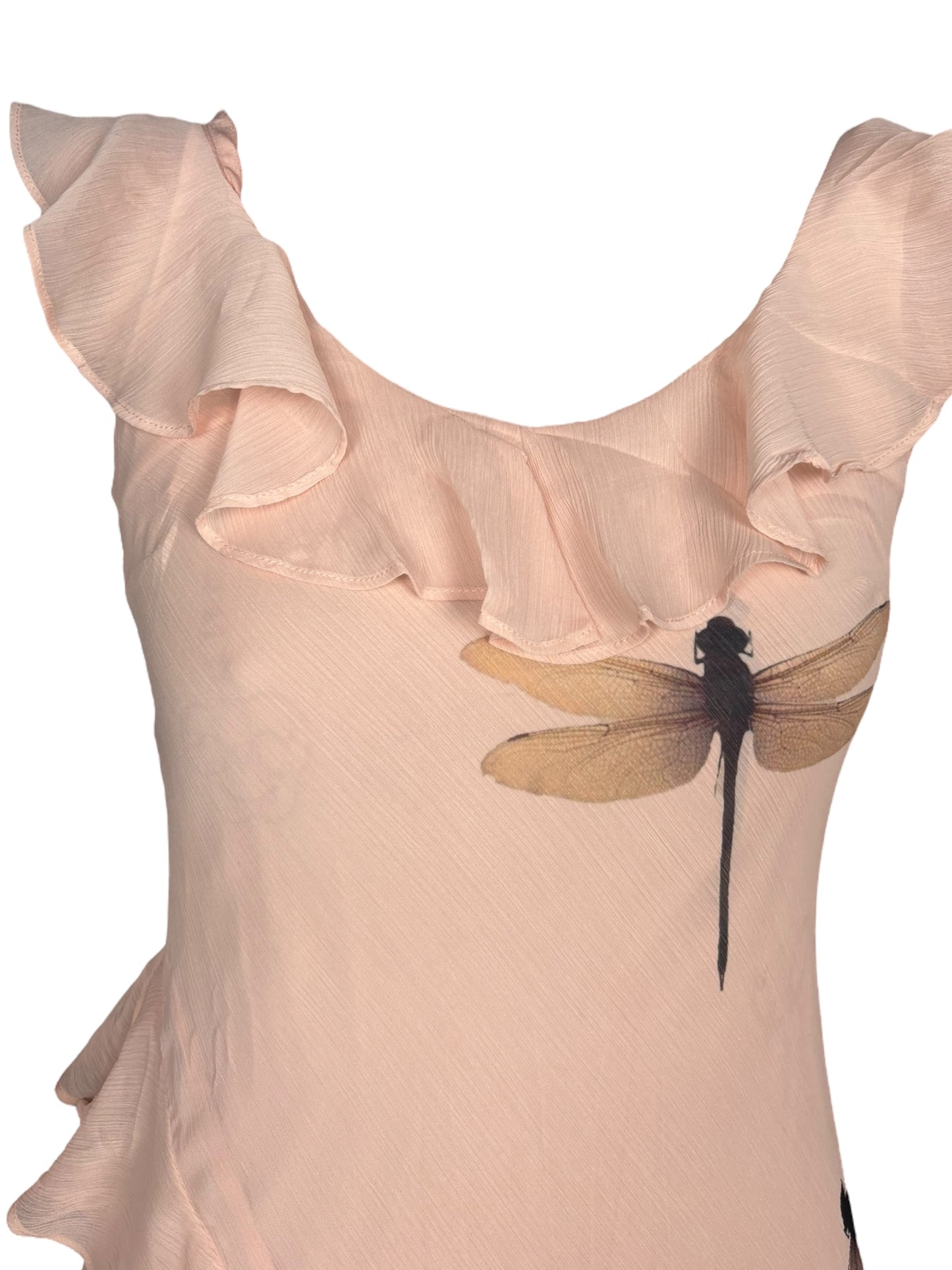 Forlorn Flight Peach Formal Dress - M
