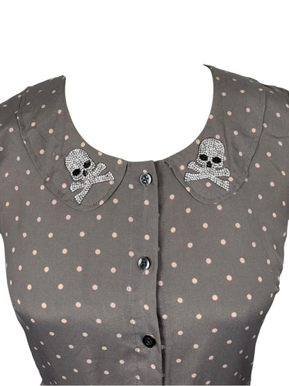 Skullcap Tweemo Polka Dot Dress - S/M