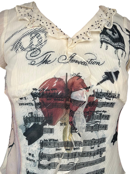 The Invocation Y2K Blouse - XL