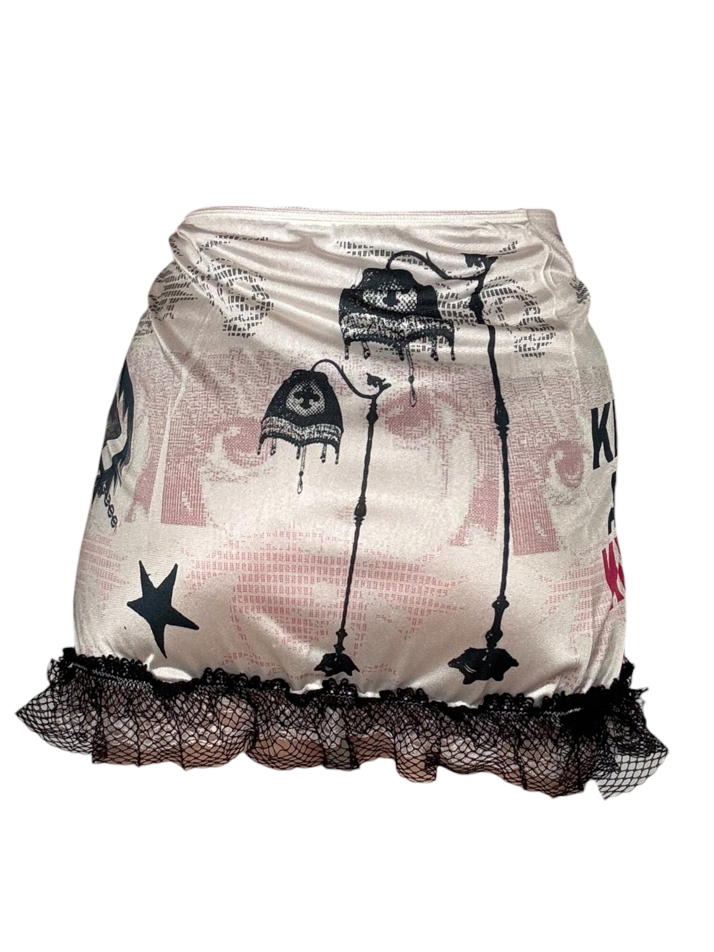 Kiss My Bitter Teeth Slip Skirt - L/XL