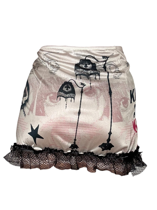 Kiss My Bitter Teeth Slip Skirt - L/XL