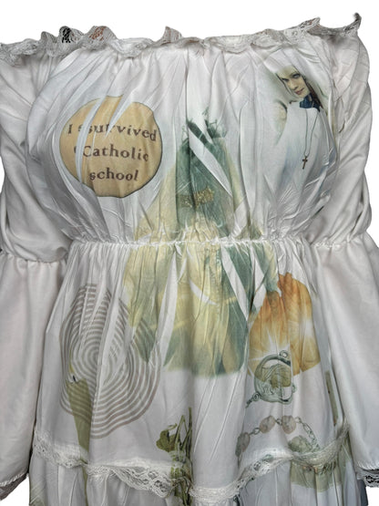 Surviving Catholic School Ruffle Dress - S/M
