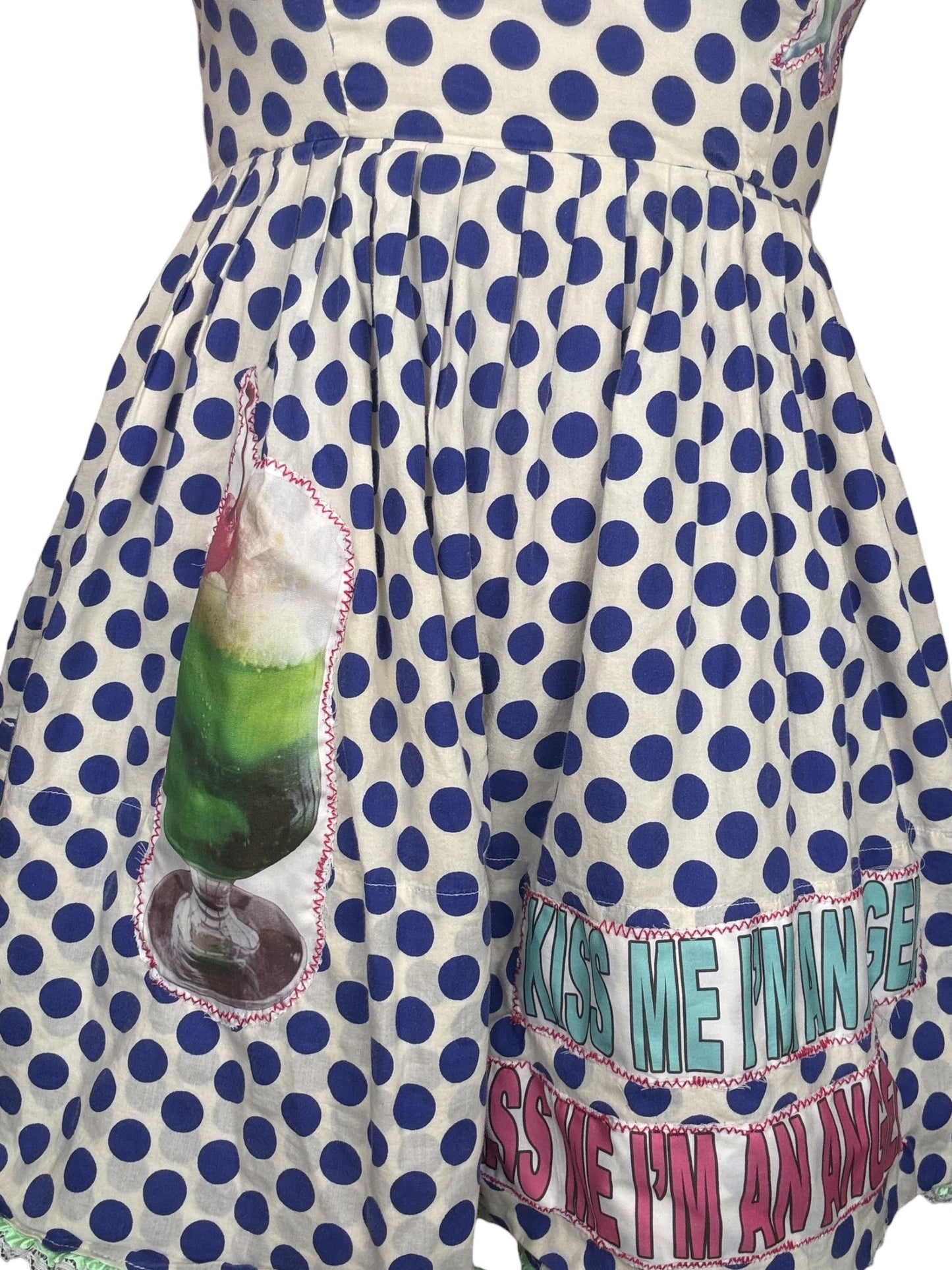 Sweet Delights Blue Polka Dot Dress - S/M