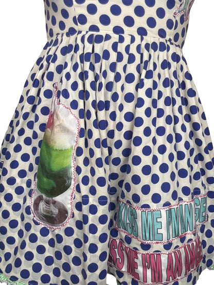 Sweet Delights Blue Polka Dot Dress - S/M