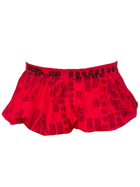 Darling Creature Red Bubble Skirt - S/M