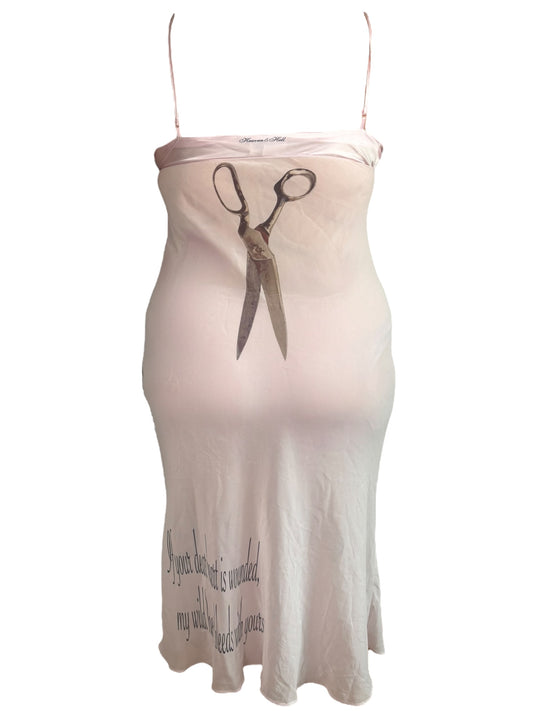 My Dear Heart Pink Sheer Dress - XL