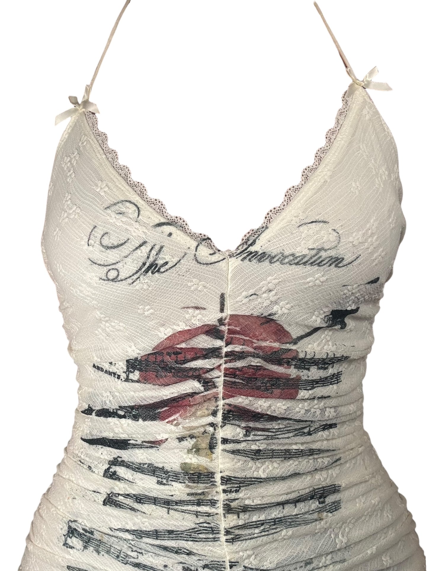 The Invocation Lace Halter Dress - L