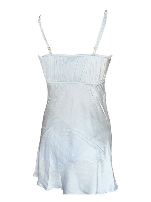 I Wish... Blue/Maroon Slip Dress - S