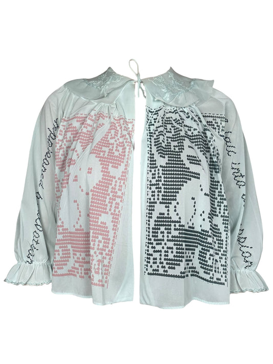 Devotion Blue Bed Jacket - S