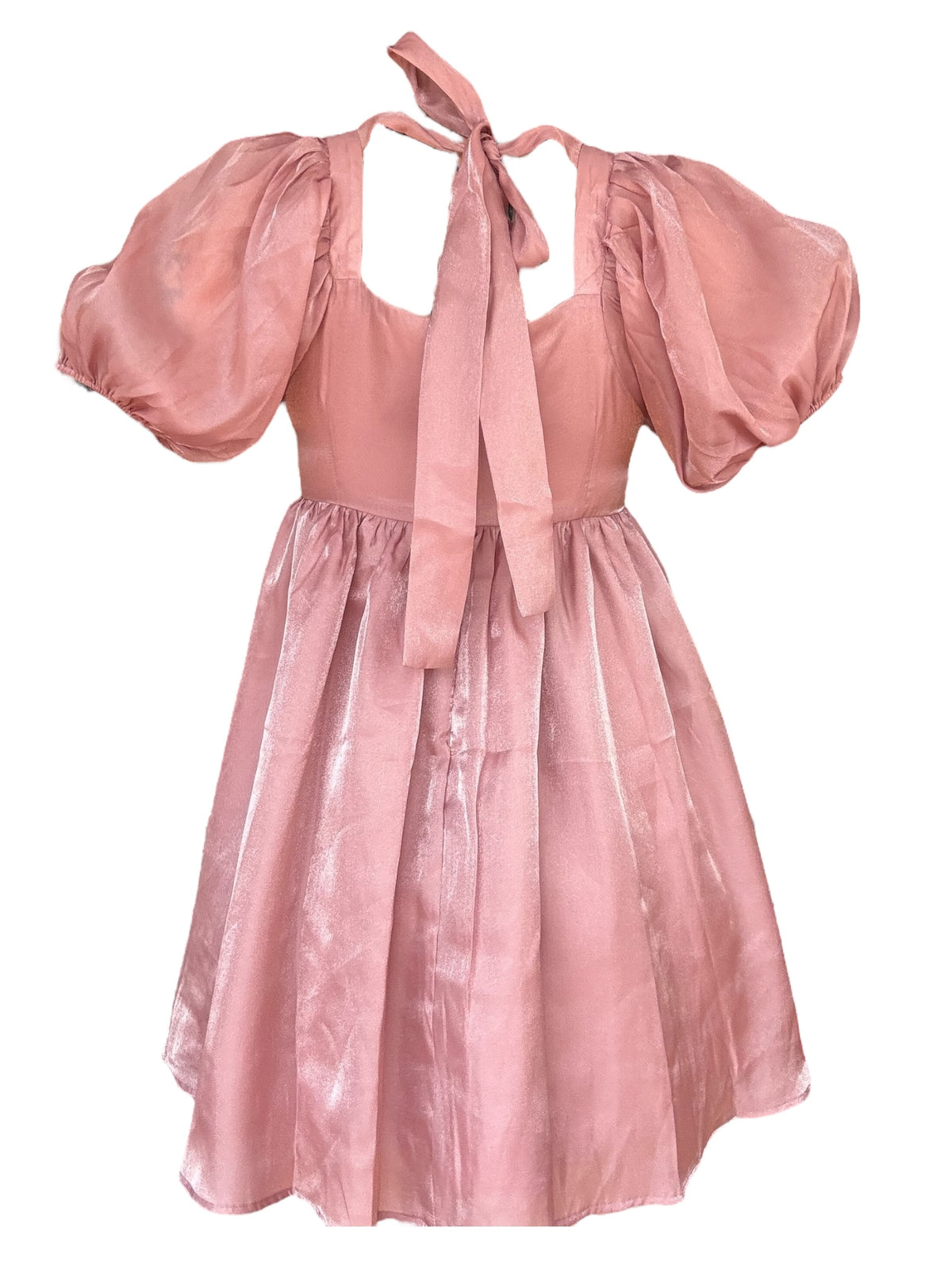 Sacred Heart Mauve Flutter Dress - M