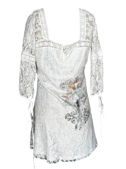Ballet Sky Lace Dress - L