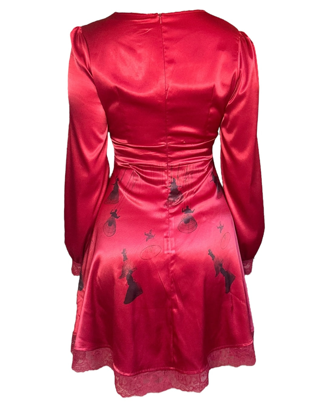 All I See Are Angels Red Longsleeve Dress - M/L