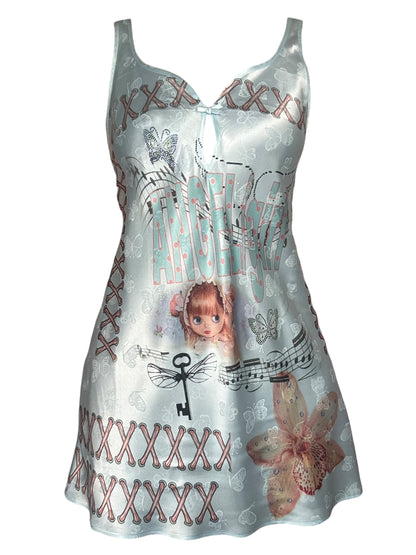 Butterfly Angel Blue Dress - M/L