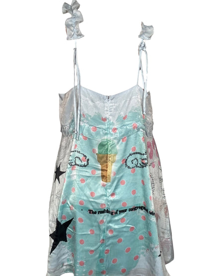 Toyland Dream Blue Rose Dress - 2X