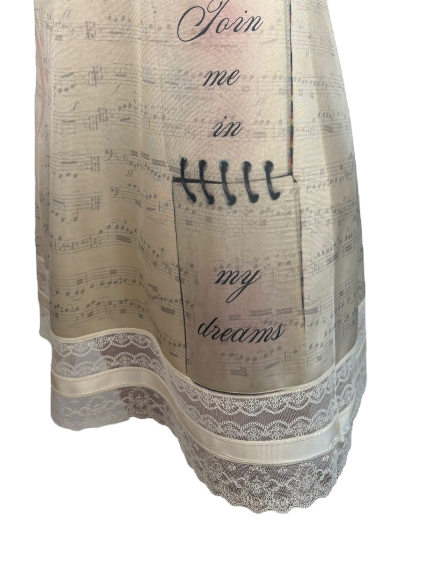 Join Me in My Dreams Ivory Slip Dress - L/XL