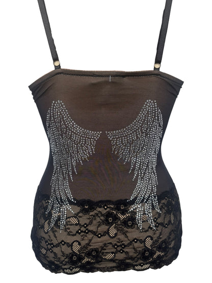 Lace and Crossbones Bustier - XS/S