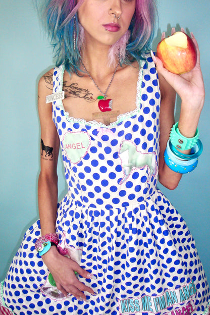 Sweet Delights Blue Polka Dot Dress - S/M