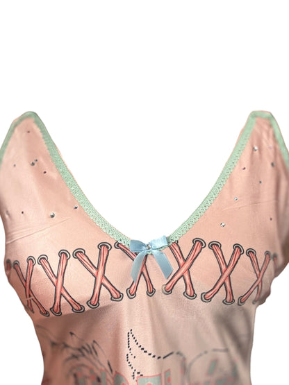 Angel's Rainbow Pink Dress - 1X/2X