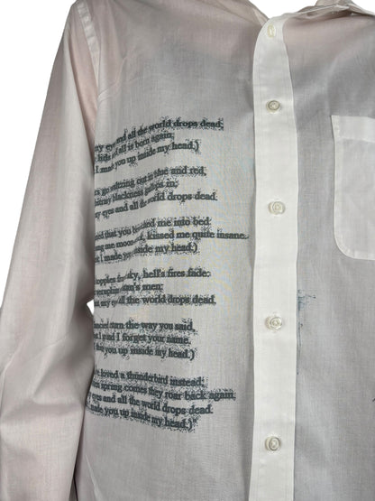 I Think I Made You Up Doll White Button Up - M/L