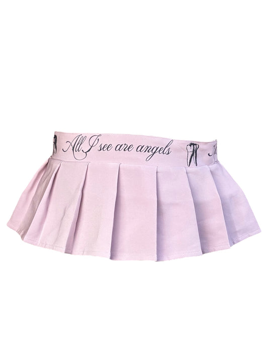 All I See Are Angels Pink Micromini Skirt - S