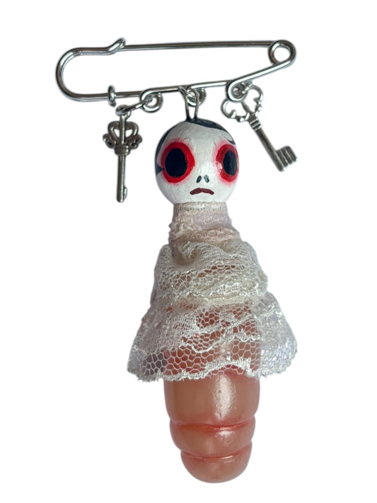 Sorrow Maggotine Charm Pin