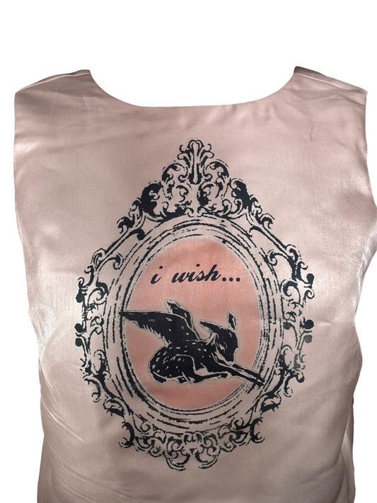 Wish Upon My Wings Glassy Weave Blouse - XL