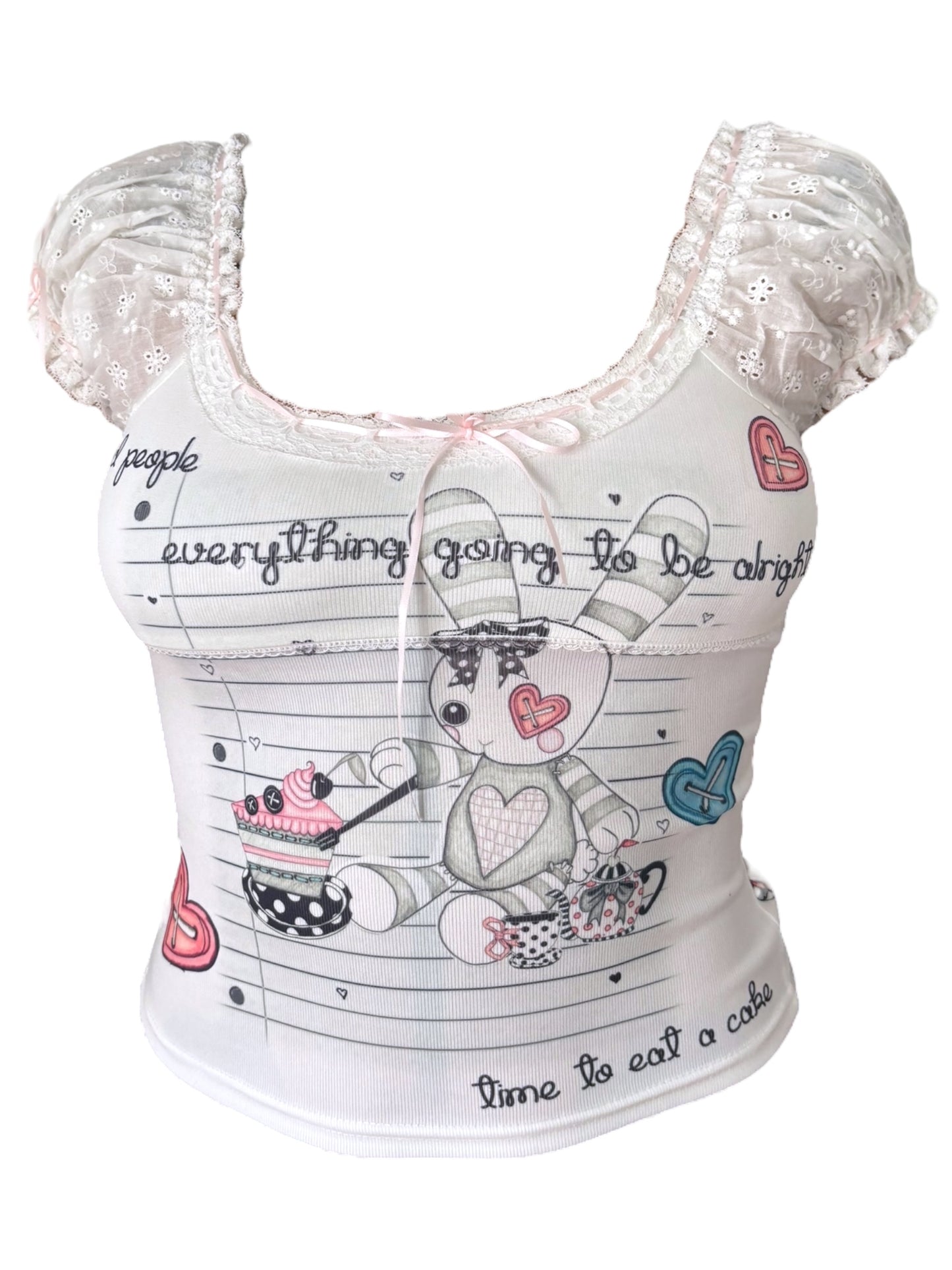 Dear, Bunny Babydoll Tee