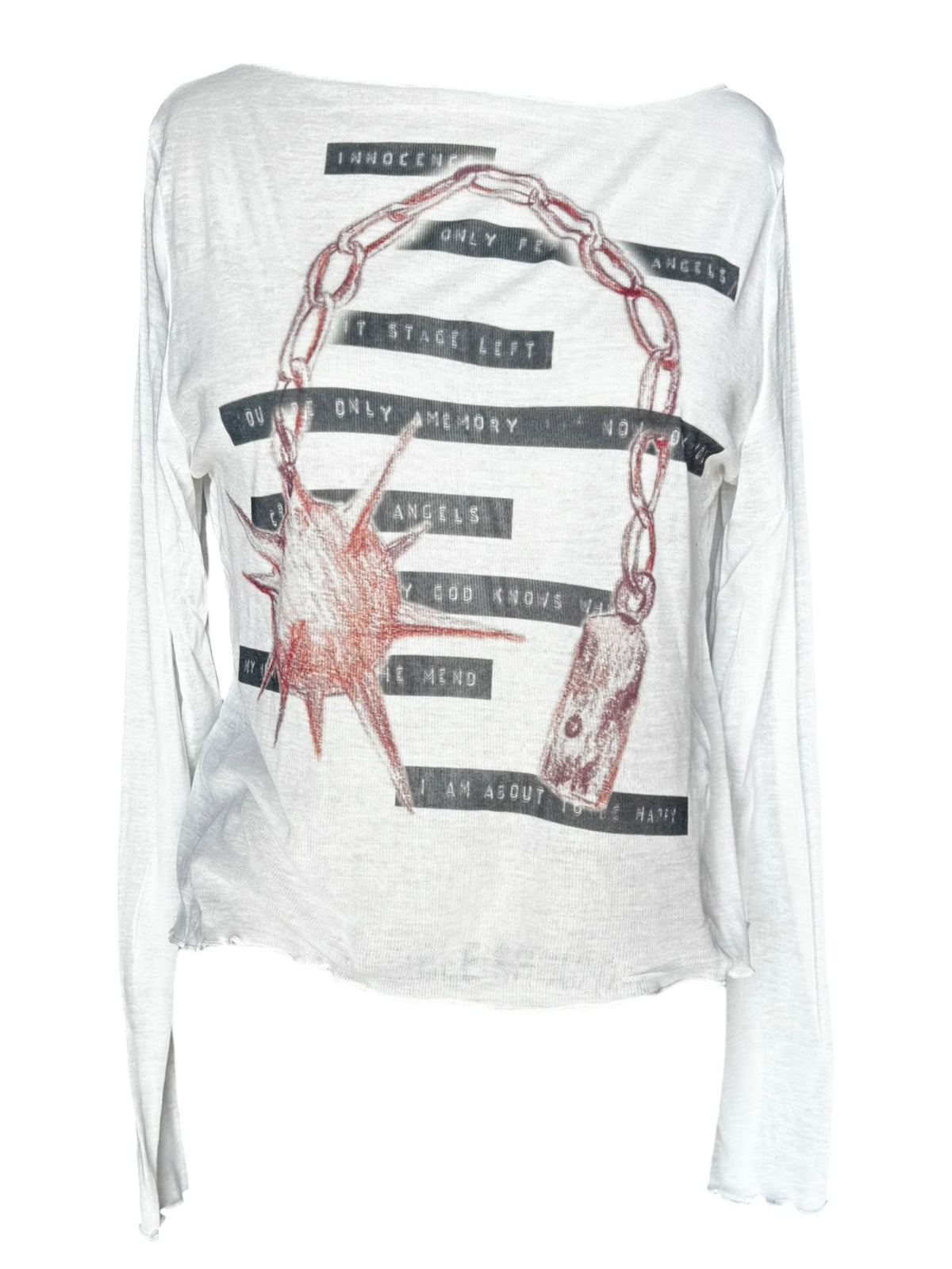Innocent Memory White Longsleeve - 2X
