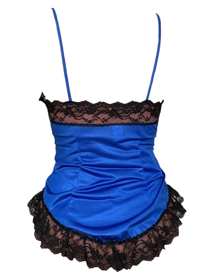 One Day I Will Grow Wings Blue Lace Tank - M/L