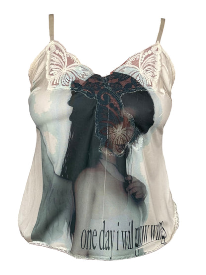One Day I Will Grow Wings Slip Tank - M