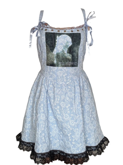 Longing for Wings Blue Studded Dress - L/XL
