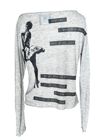 Ballerina's Bones Grey Longsleeves - L