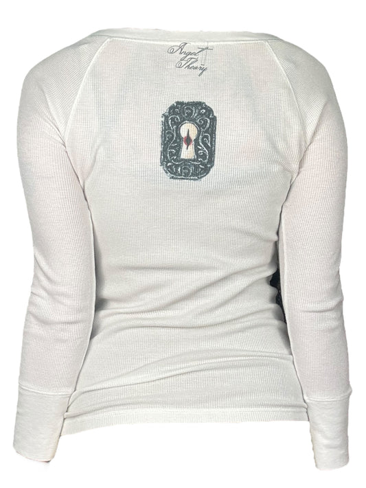 Doll's Reverie White Henley - M/L