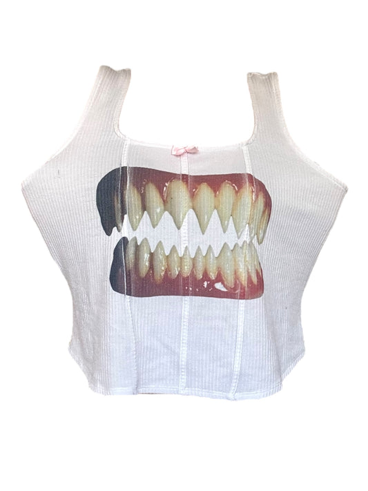 Bite Me Ribbed Tank - 3X