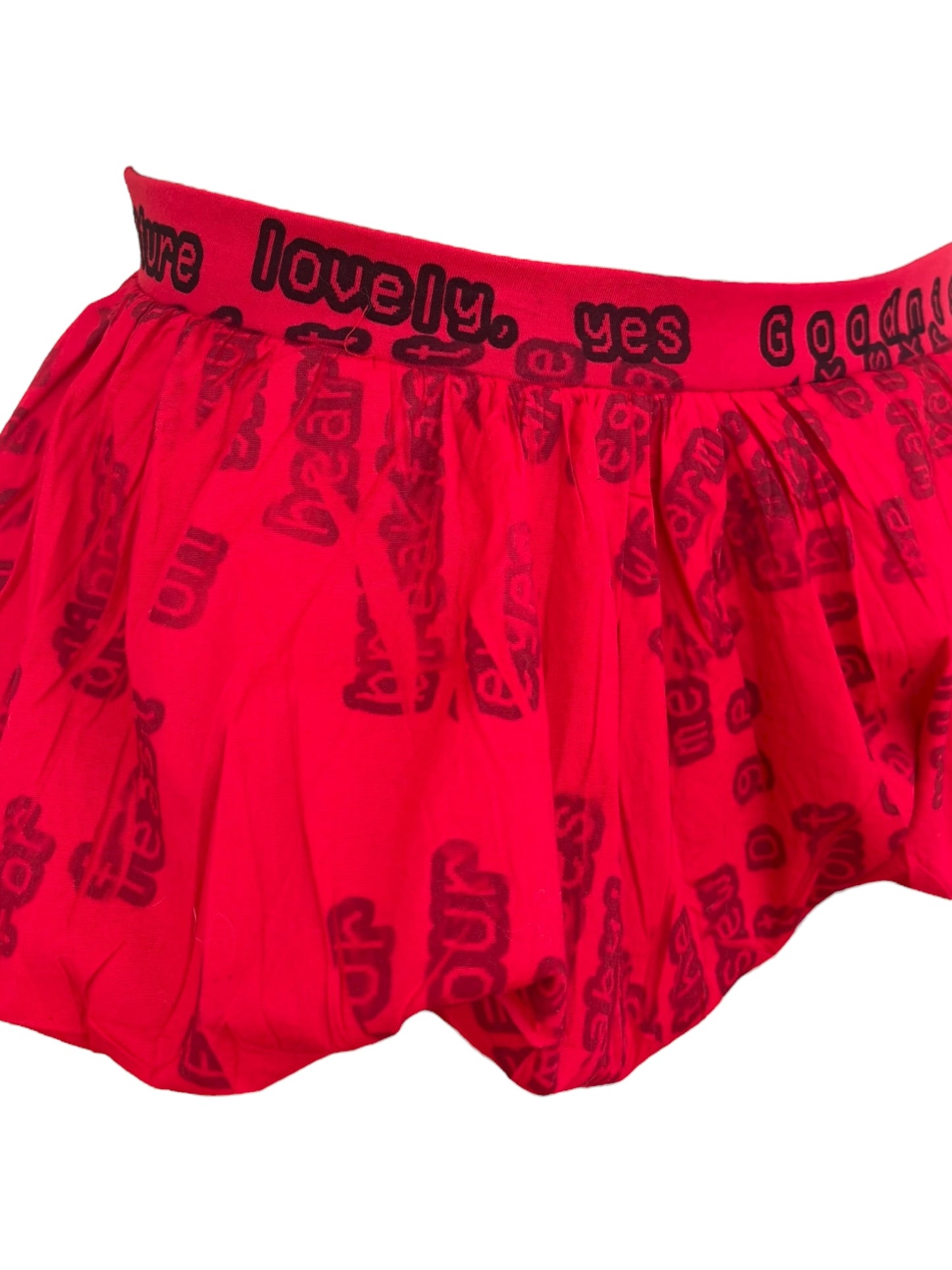 Darling Creature Red Bubble Skirt - S/M