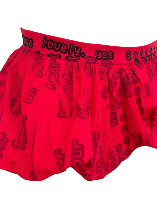 Darling Creature Red Bubble Skirt - S/M