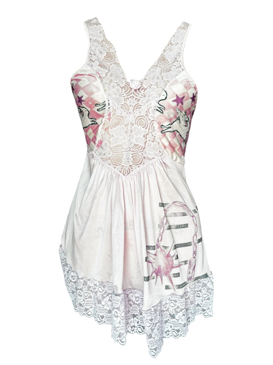 Hare's Delight Pink Dress - S