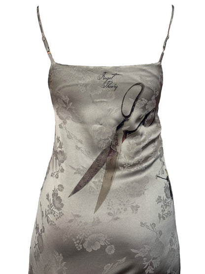 Scissorhand Communion Silver Dress - M/L