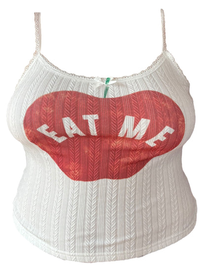 Eat the Apple Lace Tank - XL