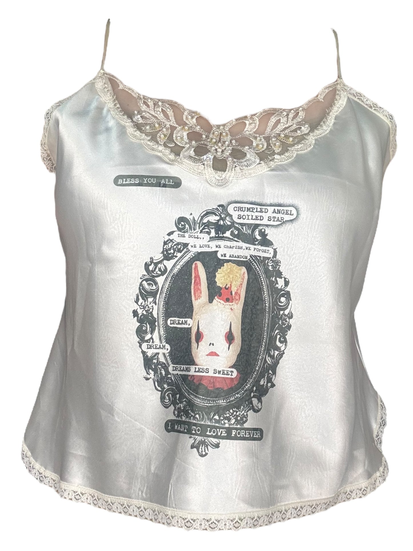 Pookah’s Nightmare White Slip Tank - L/XL