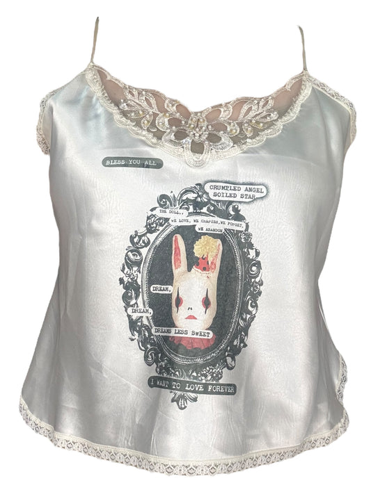 Pookah’s Nightmare White Slip Tank - L/XL