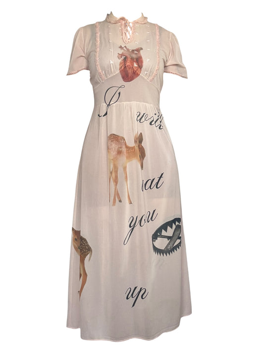 I Will Eat You Up Pink Nightgown - 2X