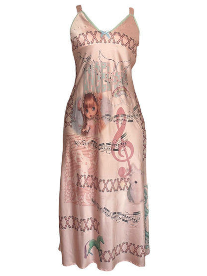 Angel's Rainbow Pink Dress - 1X/2X