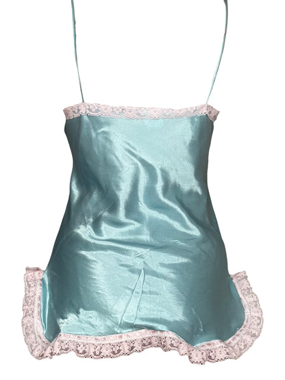 Lace Angel Blue Mini Dress - M/L