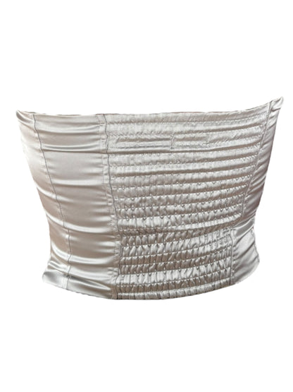 Please God Grey Corset Top - XS