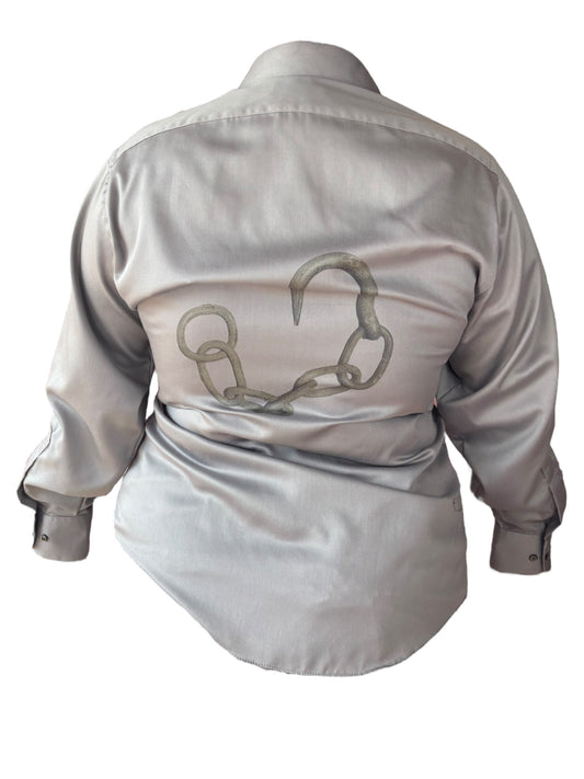 Annihilation Grey Button Up - L/XL