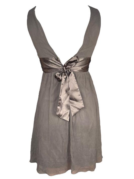 Cherished Slate Chiffon Dress - XS/S